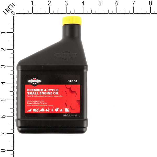 Briggs & Stratton 100005 SAE30 Engine Oil, 18 oz Bottle