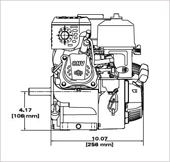 Briggs & Stratton 106232-0079-F1 XR Series 5.0 HP 163cc Horizontal Shaft Engine