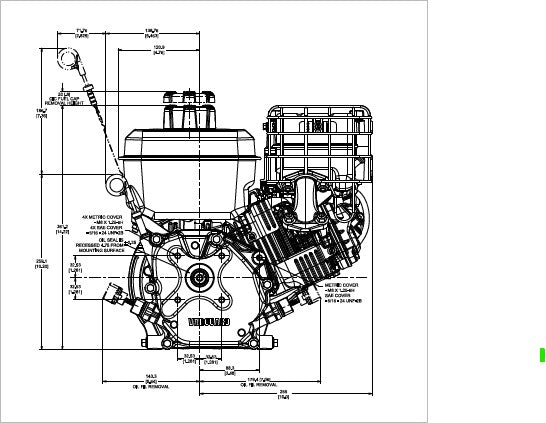 Briggs & Stratton 12V332-0027-F1 Vanguard 6.5 HP 203cc Horizontal Shaft Engines