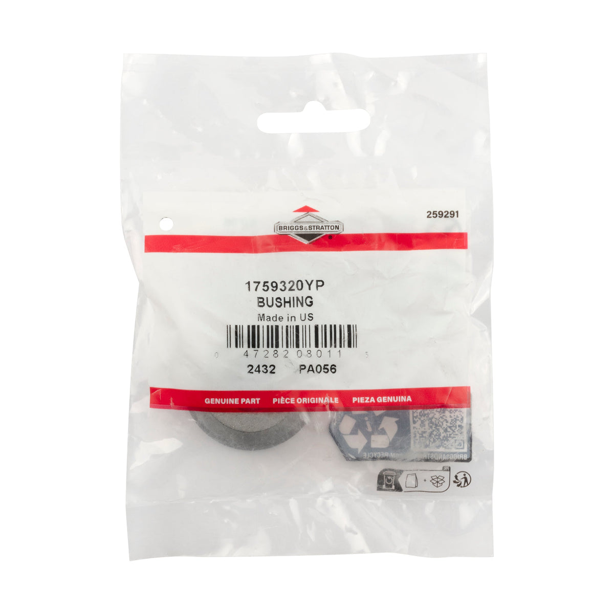 Briggs & Stratton 1759320YP Bushing - 5/8 ID