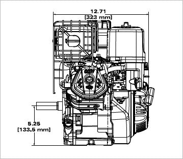 Briggs & Stratton 19N132-0019-F1 XR Series 10.0 HP 306cc Horizontal Shaft Engine