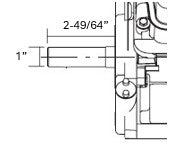 Briggs & Stratton 19J137-0008-F1 Snow Series 14.5 GT 308cc Horizontal Engine