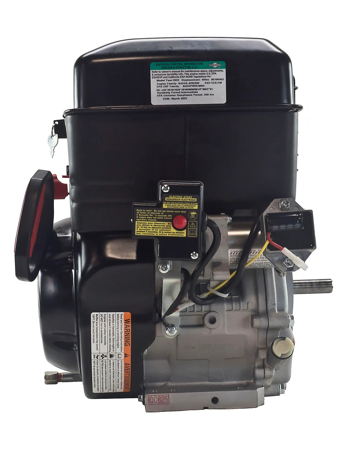 Briggs & Stratton 25M137-0005-F1 Snow Series 21 GT 420cc Horizontal Engine