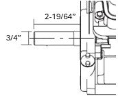 Briggs & Stratton 25M137-0005-F1 Snow Series 21 GT 420cc Horizontal Engine