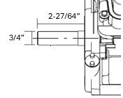 Briggs & Stratton 83132-1035-F1 XR Series 3.5 HP 127cc Horizontal Shaft Engine