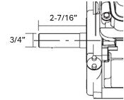 Briggs & Stratton 106232-0079-F1 XR Series 5 HP 163cc Horizontal Shaft Engine