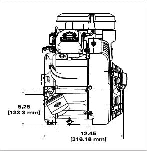 Briggs & Stratton 305447-0609-G1 Vanguard 16 HP 479cc Horizontal Shaft Engine