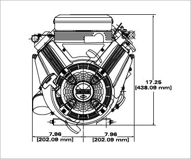 Briggs & Stratton 305447-0609-G1 Vanguard 16 HP 479cc Horizontal Shaft Engine