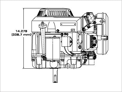 Briggs & Stratton 305777-0155-G1 Vanguard 16 HP 479cc Vertical Shaft Engine