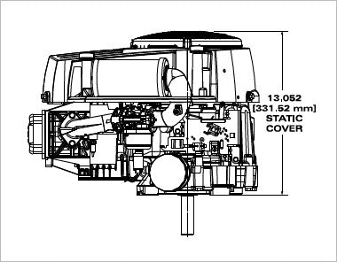 Briggs & Stratton 31R907-0022-G1 Exi Series 17.5 HP 500cc Vertical Shaft Engine