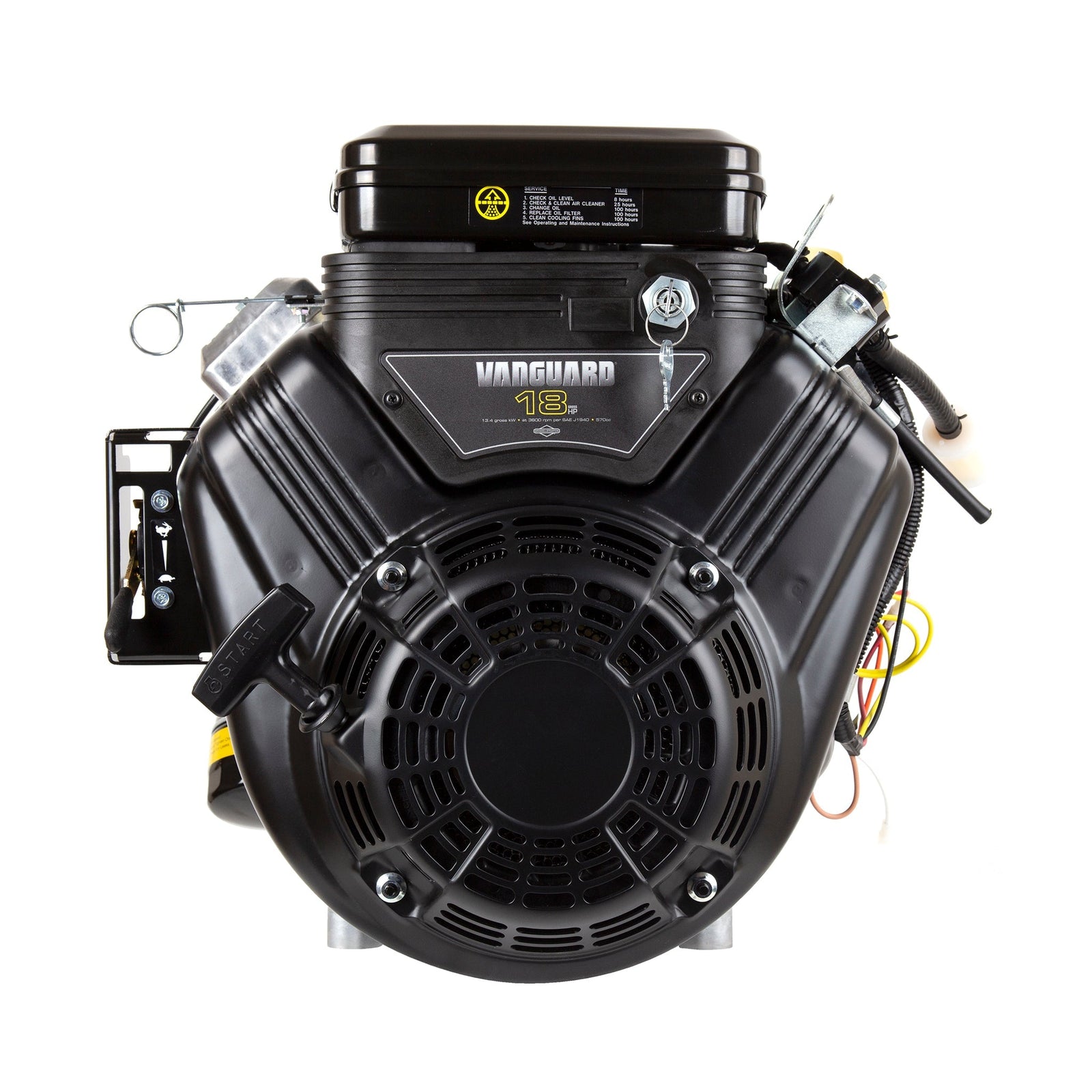 Briggs & Stratton 356447-0048-G1 Vanguard 18 HP 570cc Horizontal Shaft Engine