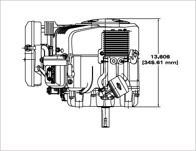 Briggs & Stratton 386777-0144-G1 Vanguard 23 HP 627cc Vertical Shaft Engine