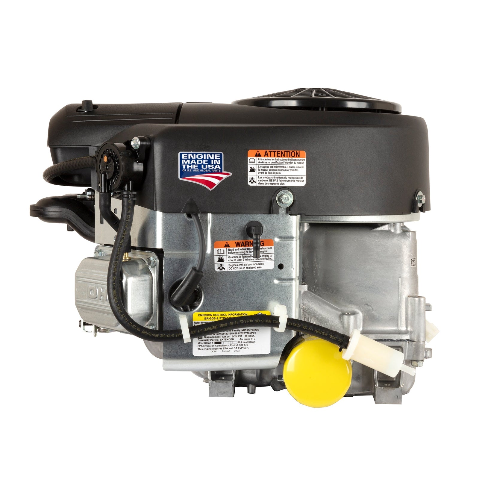 Briggs & Stratton 44S977-0016-G1 Professional Series 25 HP 724cc Vertical Engine
