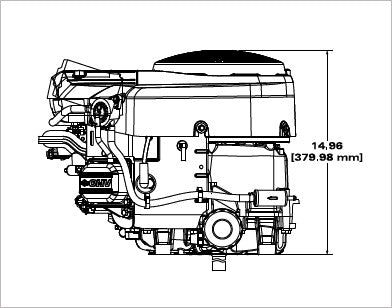 Briggs & Stratton 44S977-0033-G1 Professional Series 25.0 HP 724cc Vertical Shaft Engine