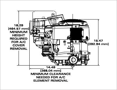 Briggs & Stratton 44T977-0054-G1 Commercial Series 25 HP 724cc Vertical Shaft Engine