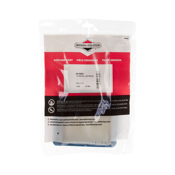 Briggs & Stratton 4101 5-Pack Air Filters (5 x 491588S)