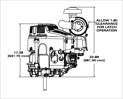 Briggs & Stratton 49E877-0036-Z1 Vanguard EFI 28 HP 810cc Vertical Shaft Engine