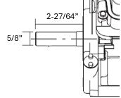 Briggs & Stratton 12V332-0027-F1 Vanguard 6.5 HP 203cc Horizontal Shaft Engines