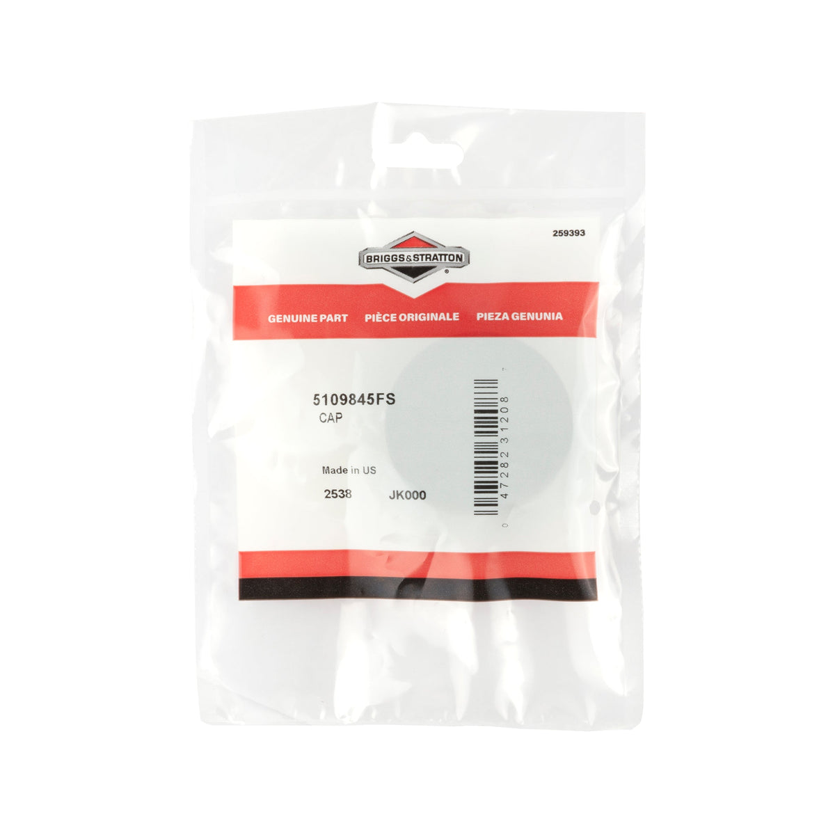 Briggs & Stratton 5109845FS Cap