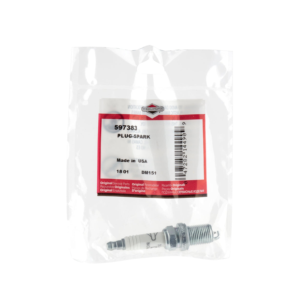 Briggs & Stratton 597383 Spark Plug