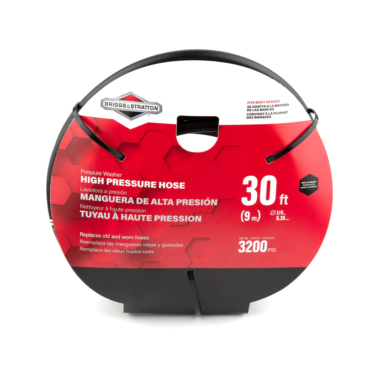 Briggs & Stratton 6188 Pressure Washer Hose, 30' x 1/4"