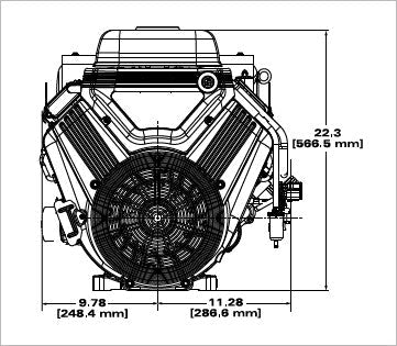 Briggs & Stratton 61G277-0034-J1 Vanguard EFI 40 HP 993cc Horizontal Engine