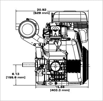 Briggs & Stratton 61G477-0106-J1 Vanguard EFI 40 HP 993cc Horizontal Engine