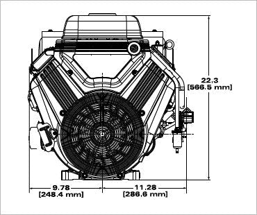 Briggs & Stratton 61G477-0005-J1 Vanguard EFI 40 HP 993cc Horizontal Shaft Engine