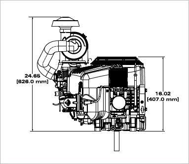 Briggs & Stratton 61G877-0016-J1 Vanguard EFI 40 HP 993cc Vertical Shaft Engine