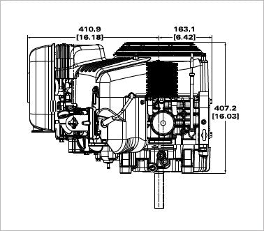 Briggs & Stratton 61G977-0004-J1 Vanguard EFI 40.0 HP 993cc Vertical Shaft Engine
