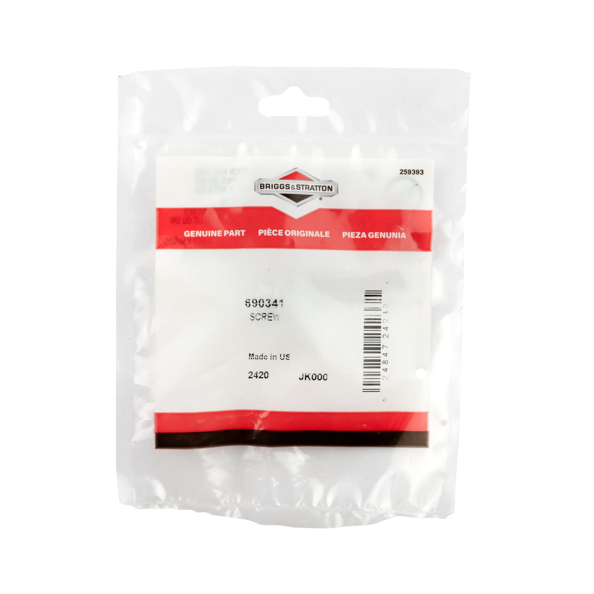 Briggs & Stratton 690341 Screw