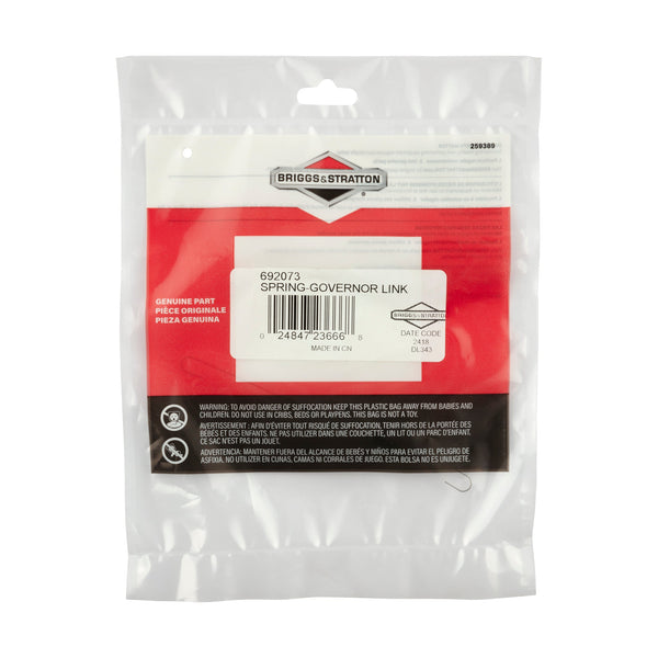 Briggs & Stratton 692073 Governor Link Spring