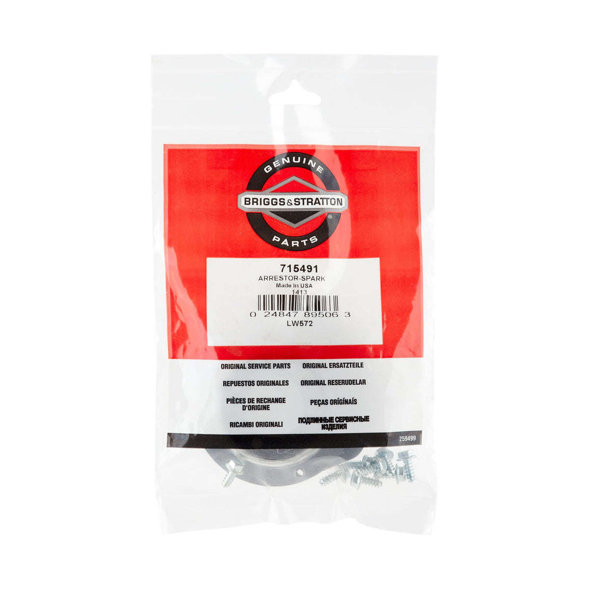 Briggs & Stratton 715491 Spark Arrester