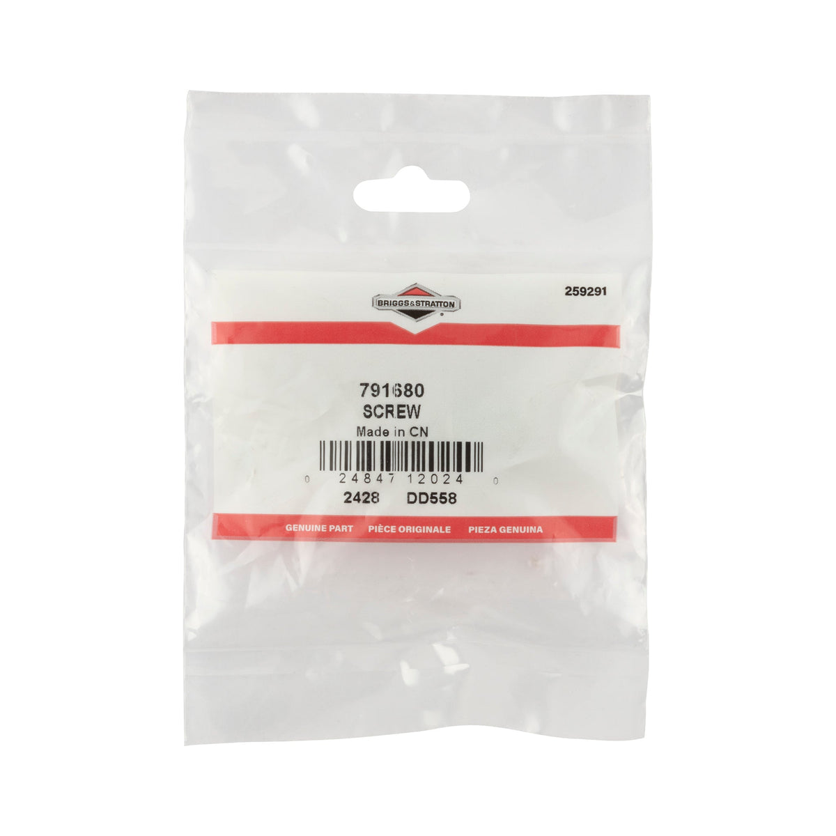 Briggs & Stratton 791680 Screw