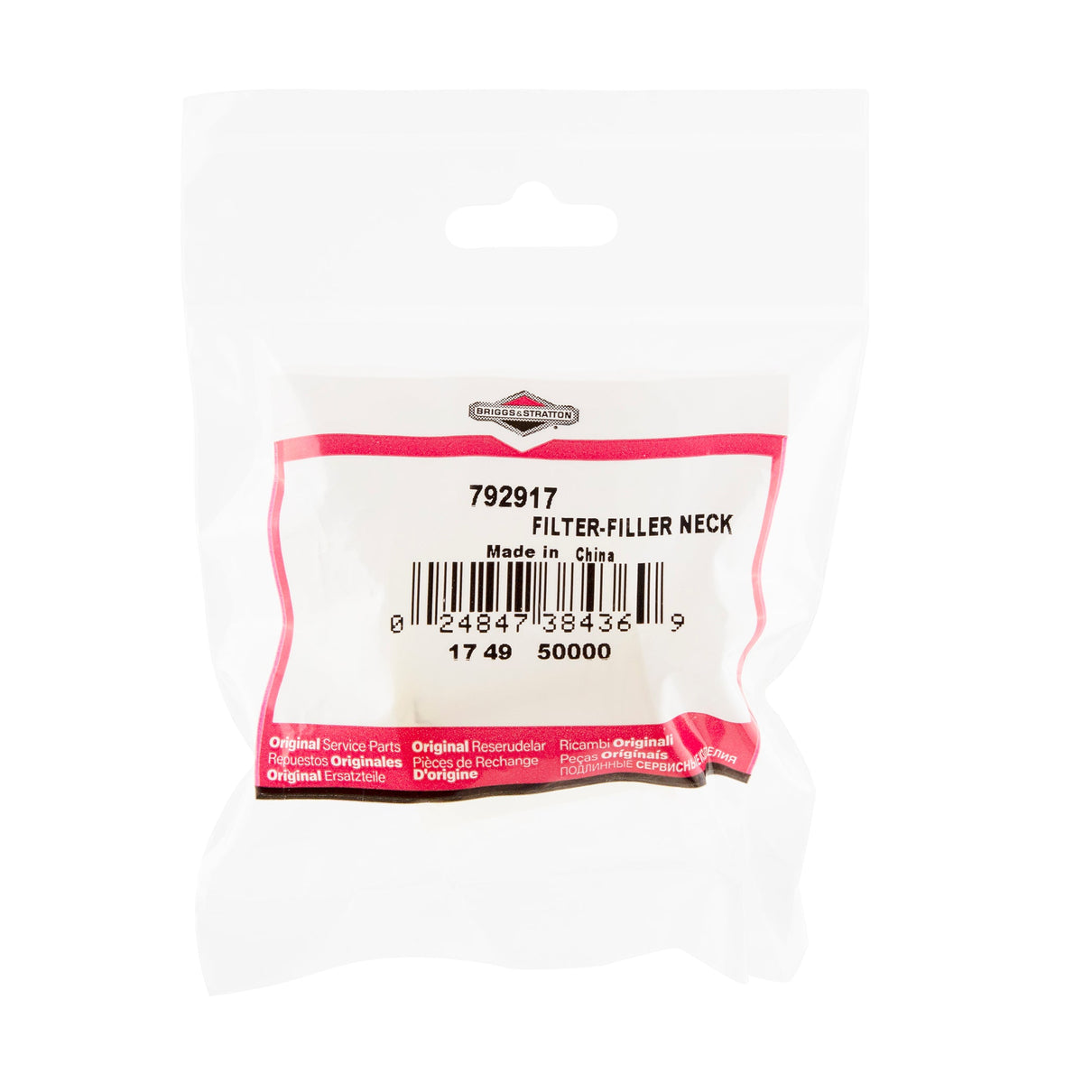Briggs & Stratton 792917 FILTER-FILLER NECK