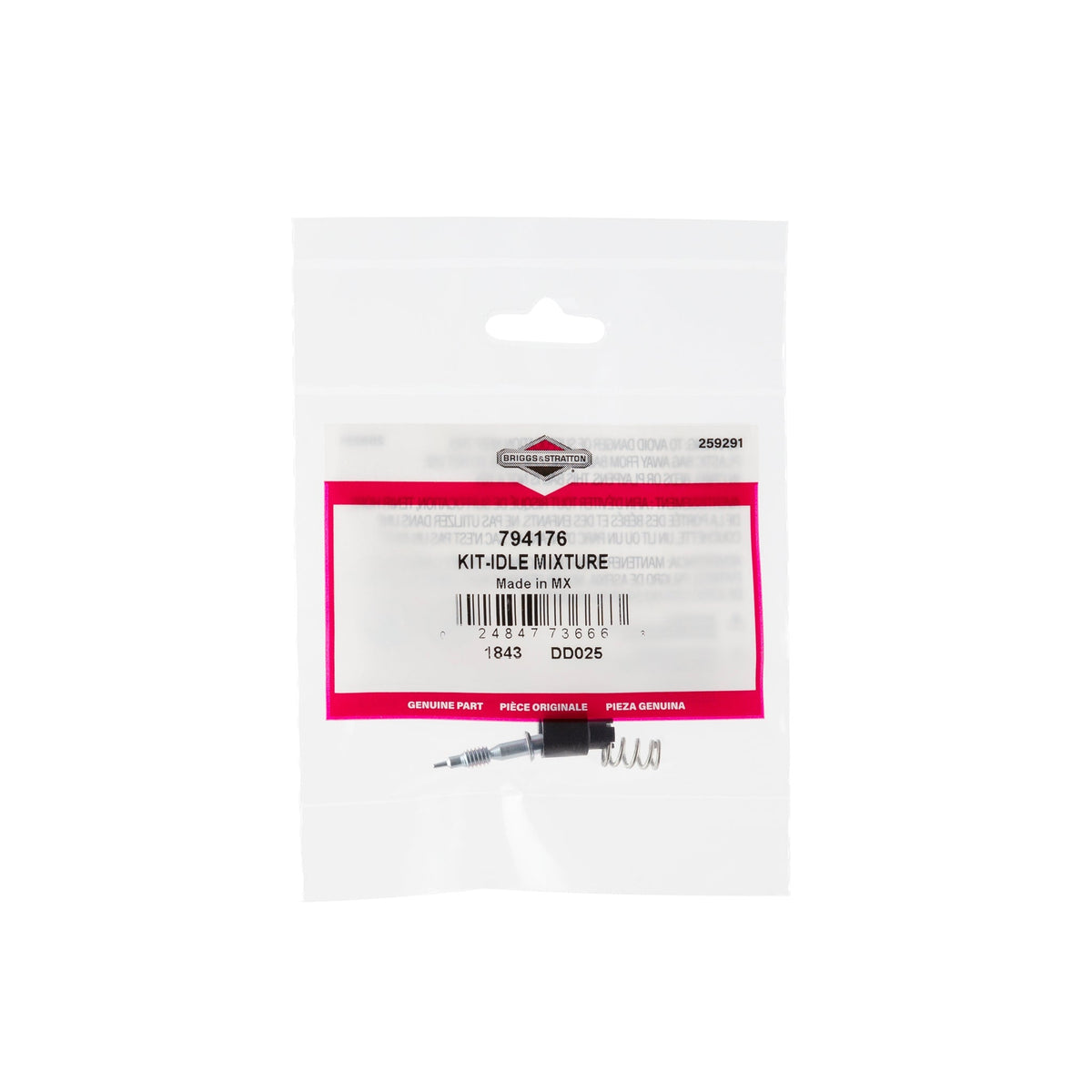 Briggs & Stratton 794176 Idle Mixture Kit