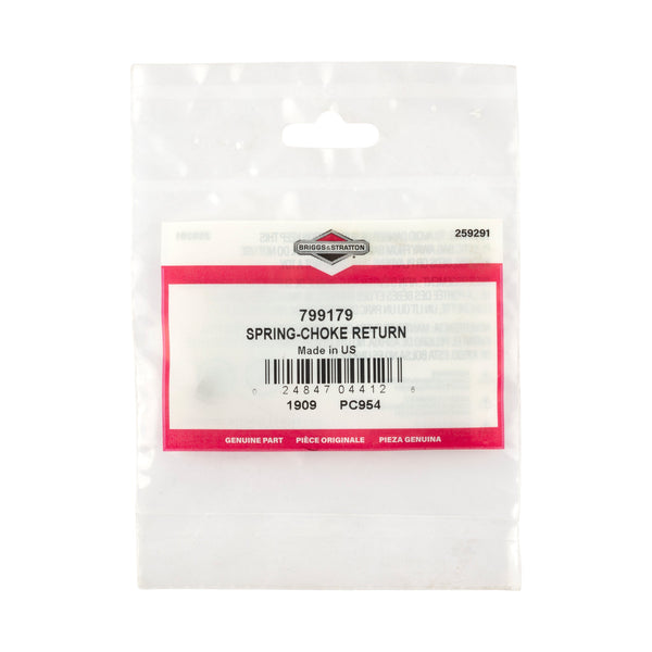 Briggs & Stratton 799179 Choke Return Spring