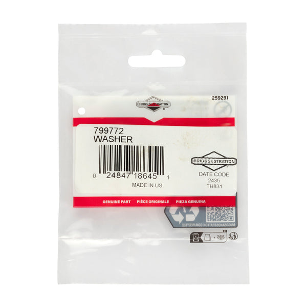 Briggs & Stratton 799772 Washer