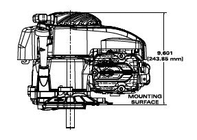Briggs & Stratton 9P702-0294-F1 EX Series 5.5 GT 140cc Vertical Shaft Engine