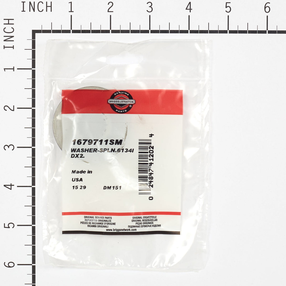 Briggs & Stratton 1679711SM Splined Washer