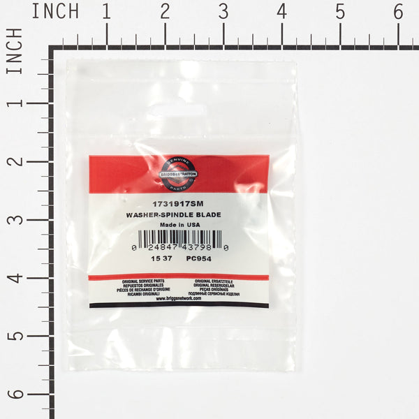 Briggs & Stratton 1731917SM Blade Spindle Washer