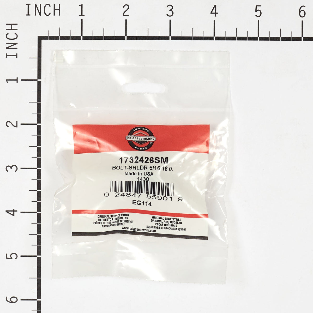 Briggs & Stratton 1732426SM Shoulder Bolt - 5/16-18