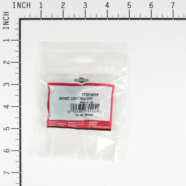 Briggs & Stratton 1736180YP SOCKET, LIGHT, w/GASKET