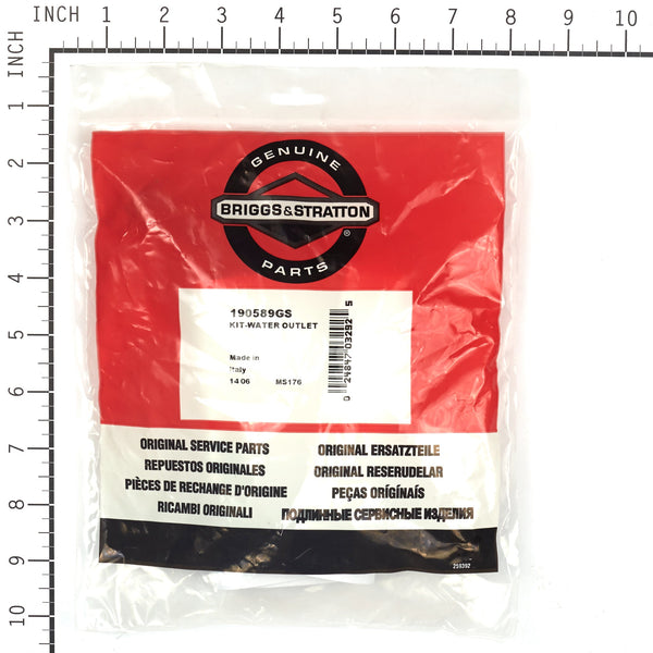 Briggs & Stratton 190589GS Water Outlet Kit