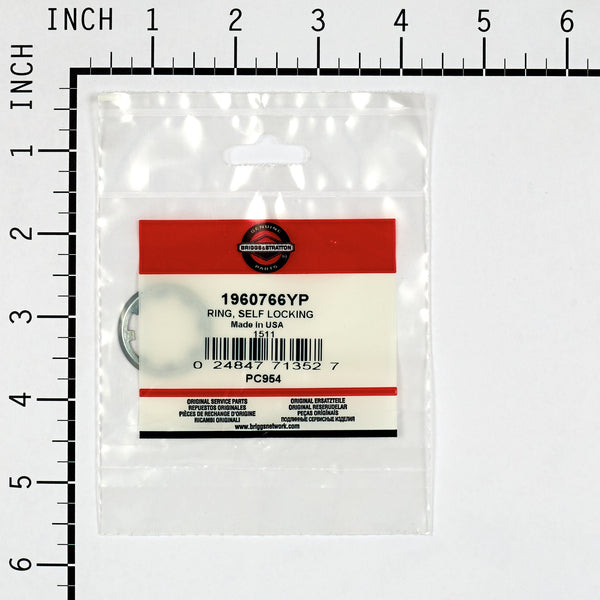 Briggs & Stratton 1960766YP RING, SELF LOCKING