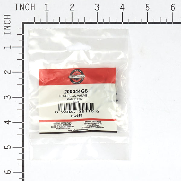 Briggs & Stratton 200344GS Check Valve Kit