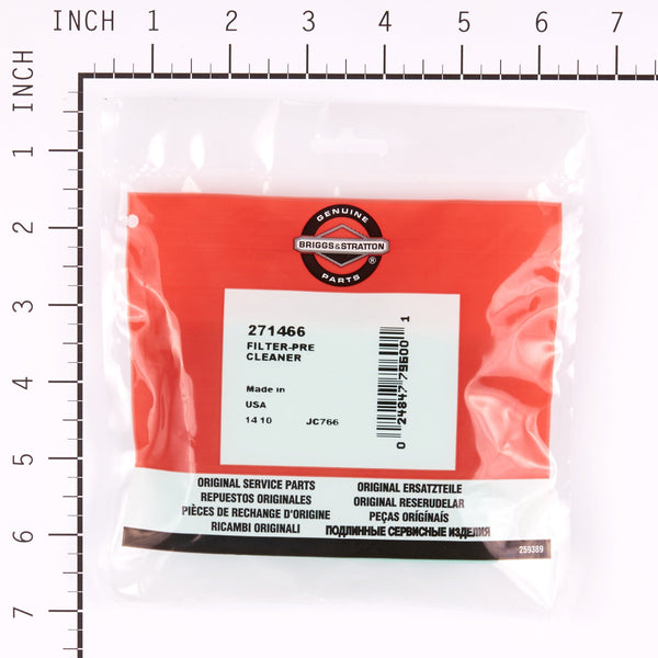 Briggs & Stratton 4109 4-Pack Air Filters (4 x 271466)