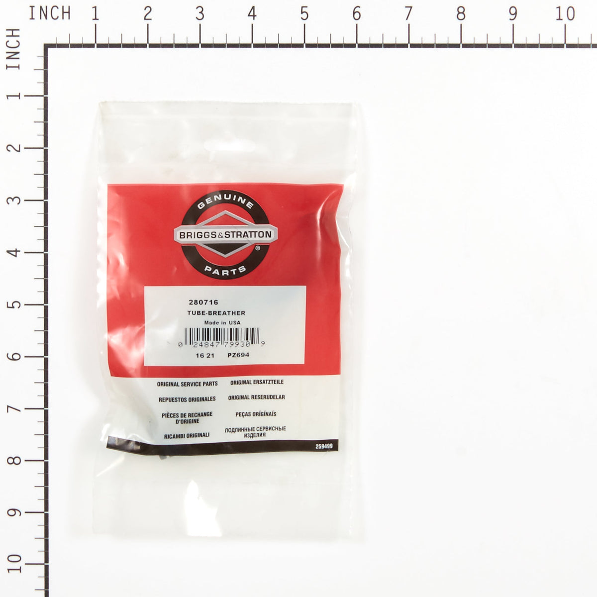 Briggs & Stratton 280716 Breather Tube