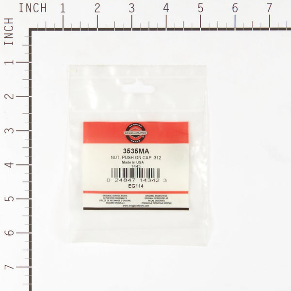 Briggs & Stratton 3535MA Push On Cap Nut