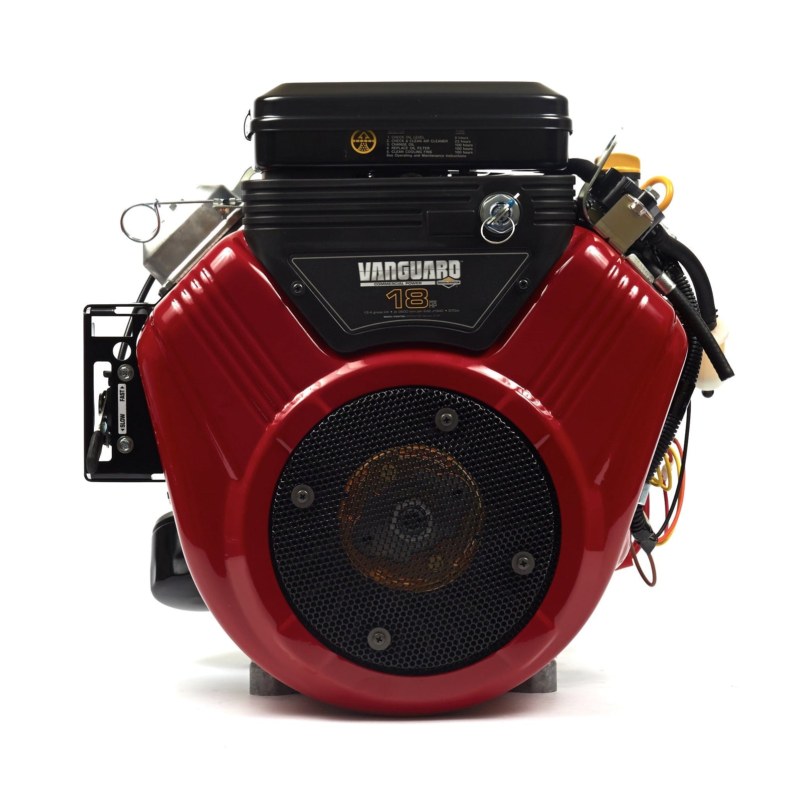 Briggs & Stratton 356447-0080-G1 Vanguard 18 HP 570cc Horizontal Shaft Engine